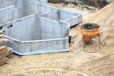 form kum dökme Beton İnşaat Sanayi sitesi