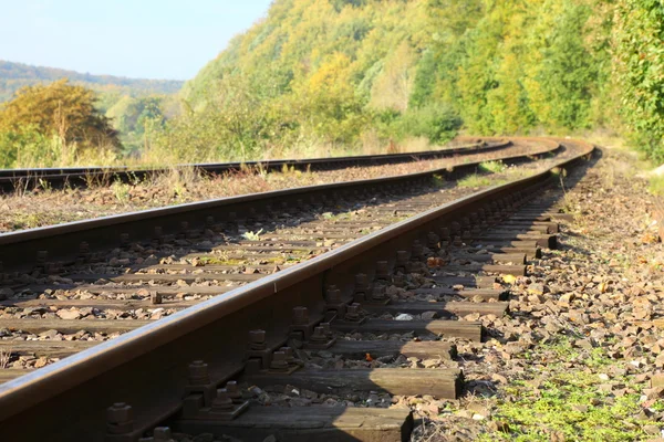 Rail Road Tracks - outdoor — Stock Photo, Image