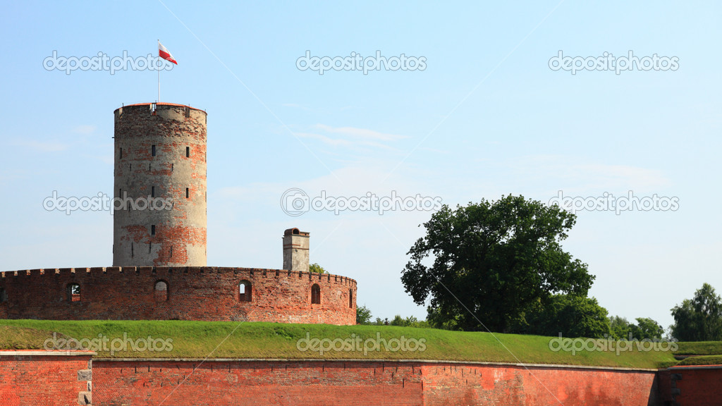 Famous Wisloujscie fortress in Gdansk, Poland