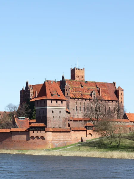 Det gamle slot i Malbork - Polen . - Stock-foto