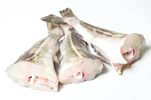 Kabeljau - Fischfilets Stockbild