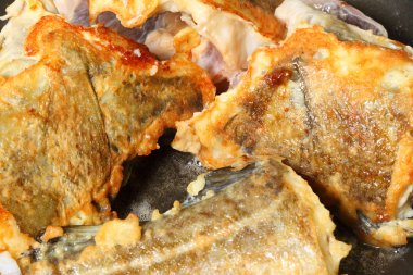 sth kızartma için Morina balığı - balık filetosu-