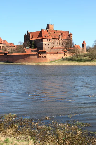 Det gamle slot i Malbork - Polen . - Stock-foto