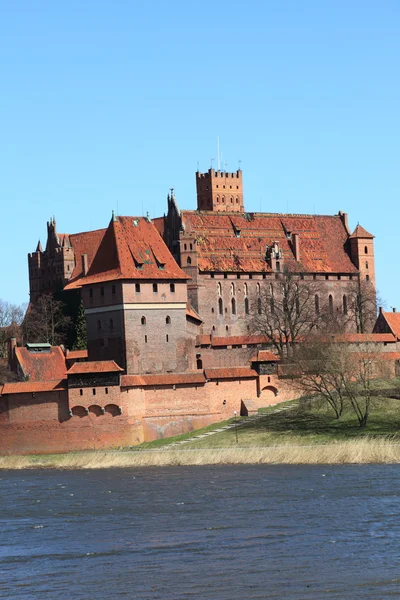 The old castle in Malbork - Poland. — Stock Photo, Image