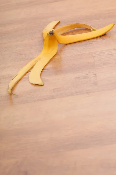 Bananskinn – stockfoto