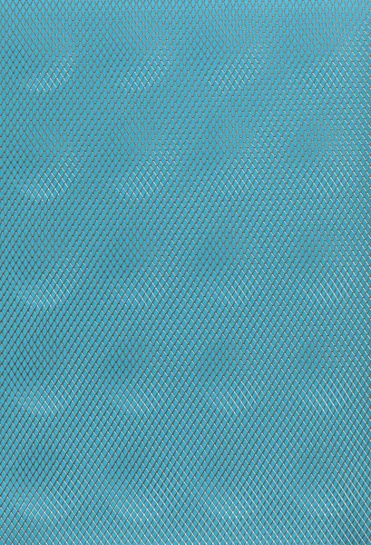 Fondo de rejilla de metal abstracto azul blanco — Foto de Stock