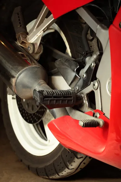 Motorcykel motor Detaljer — Stockfoto