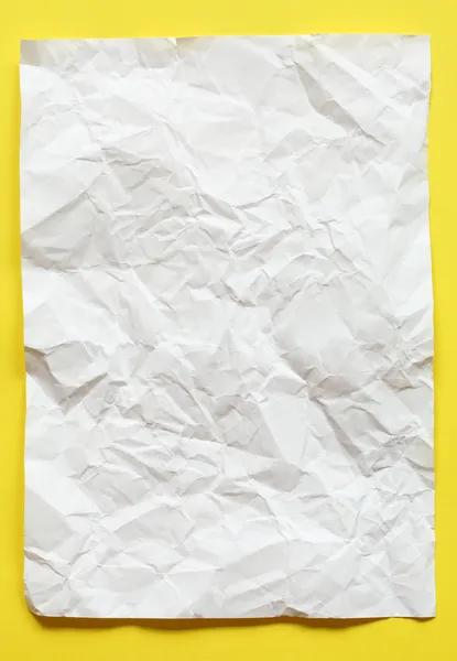 Обтисніть білий аркуш текстури паперу — стокове фото