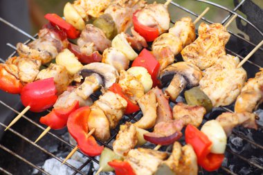 şenlik ateşi kamp ateşi yangın alevleri Steak Barbekü Izgara