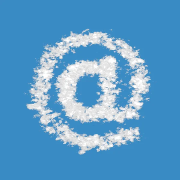 Cloud-E-Mail-Symbol — Stockfoto