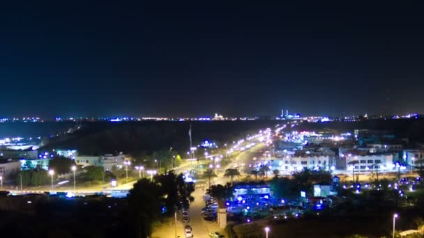 Ciudad de noche — Vídeo de stock