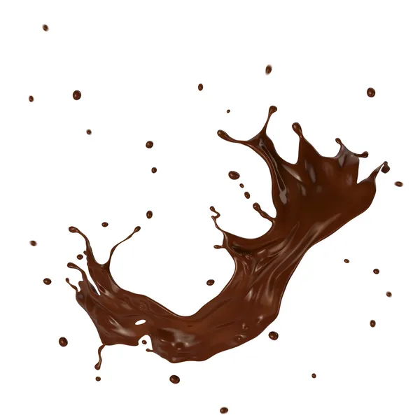 Chocolate splash — Stock Photo, Image