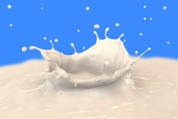 Milk splash — Stock Photo, Image