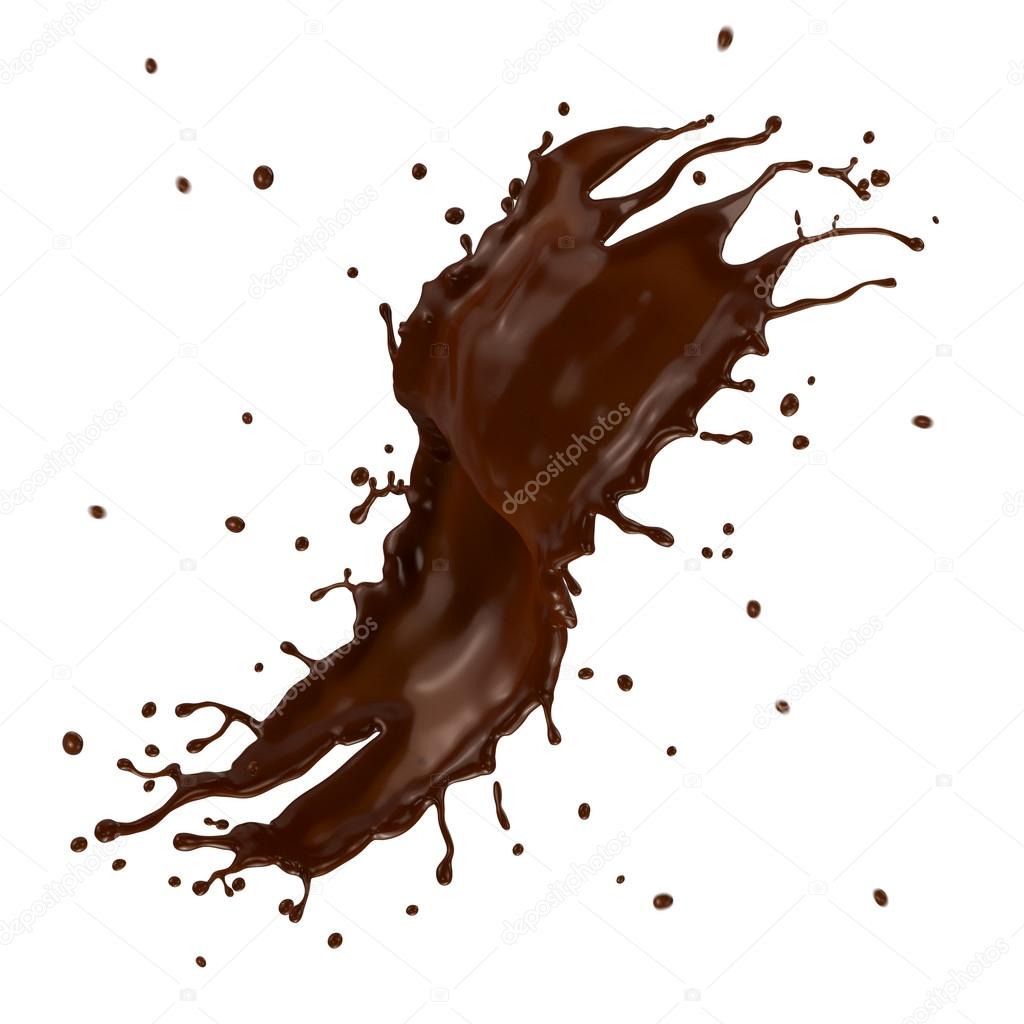 Chocolate splash