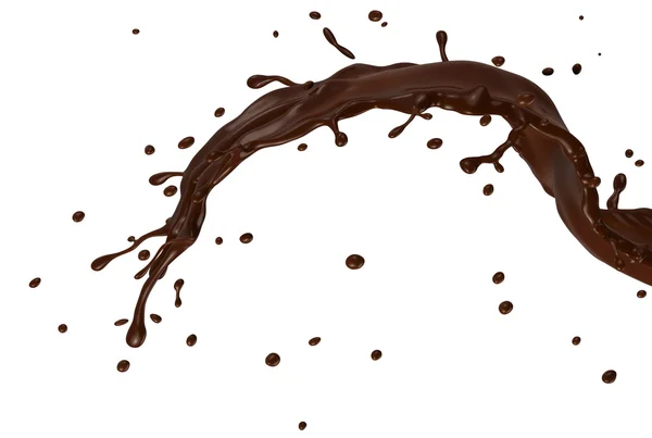 Salpicadura de chocolate — Foto de Stock