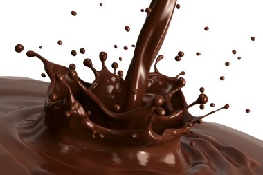 Chocolate splash clipart