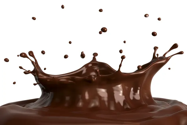 Chocolate splash — Stock Photo, Image