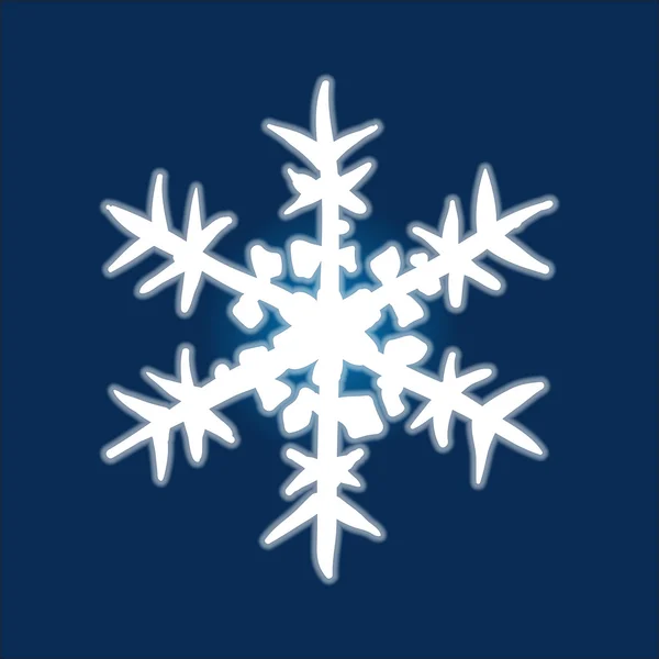 Christmas snowflake — Stock Vector