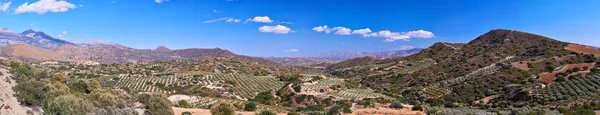 Kretensiska landskapet panorama — Stockfoto