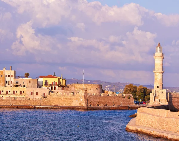 Přístavu Chania — Stock fotografie