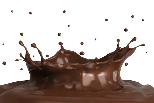 Salpicos de chocolate —  Vetores de Stock