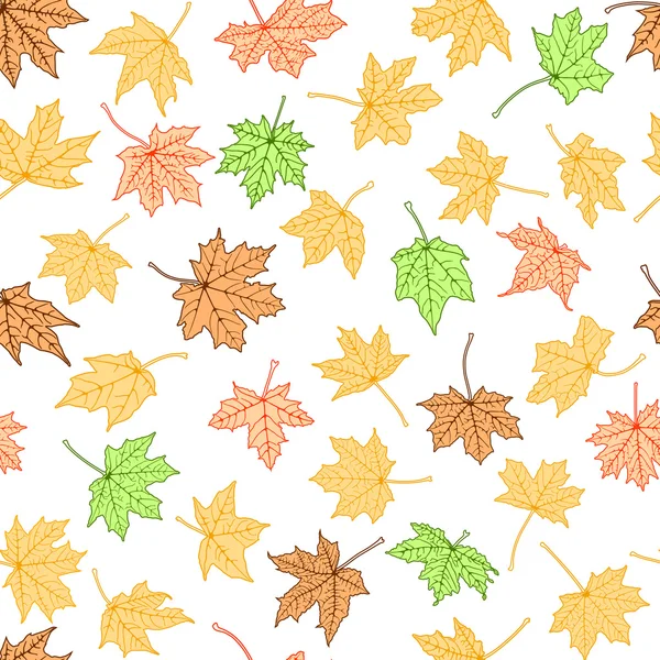 Efteråret sømløse mønster – Stock-vektor