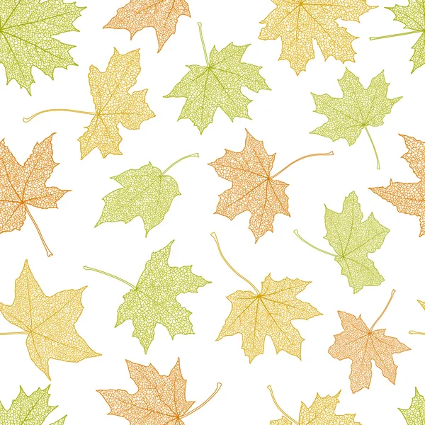 Fondo sin costuras de otoño — Vector de stock