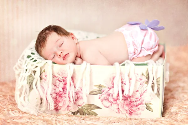 Νεογέννητο στον ύπνο — Φωτογραφία Αρχείου