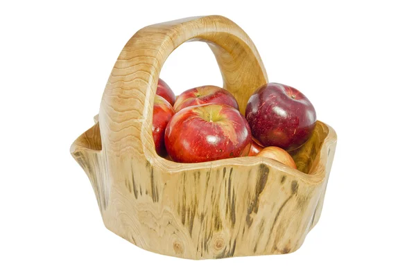 Basket full of apples — Stock Photo, Image