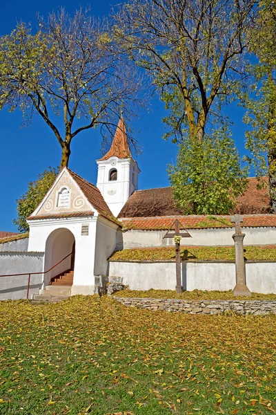 Укріплений церкви — стокове фото