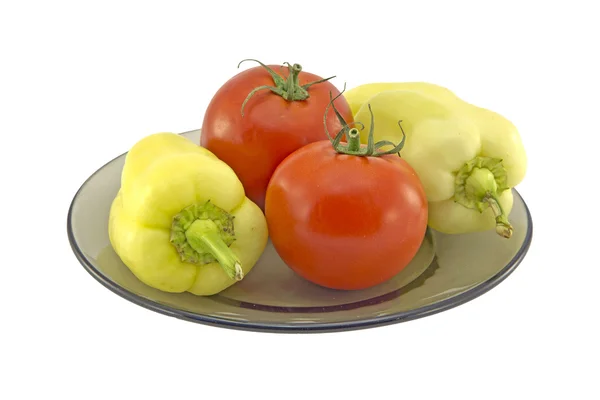 Tomaten und Paprika — Stockfoto