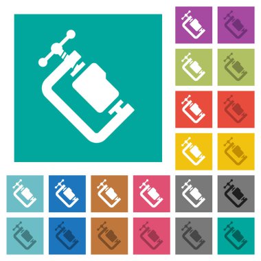 Dizin sıkıştırması düz kare arkaplanda çok renkli düz simgeler oluşturur. Uçan veya etkin efektler için beyaz ve koyu simge varyasyonları.