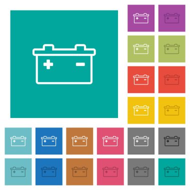 Arşivleyici düz arkaplan üzerinde çok renkli düz simgeler çiziyor. Uçan veya etkin efektler için beyaz ve koyu simge varyasyonları.