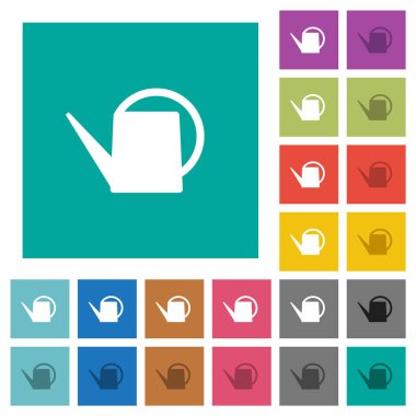 Sulama düz arkaplan üzerinde çok renkli düz simgeler oluşturabilir. Uçan veya etkin efektler için beyaz ve koyu simge varyasyonları.