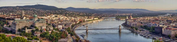 Panorama över budapest — Stockfoto