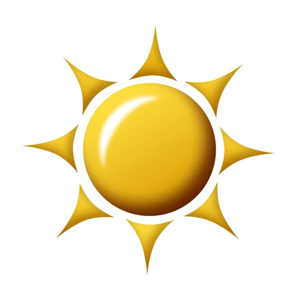 Sun illustration — Stock Photo, Image