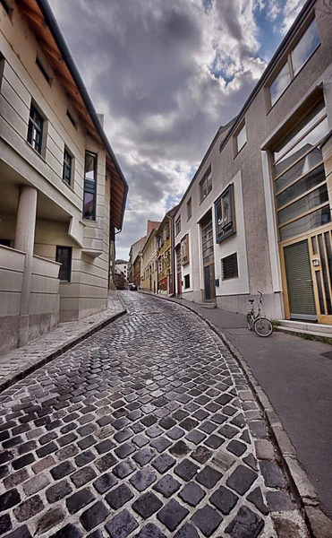 Old street in Budapest — Stock Photo, Image