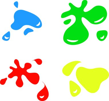 Splash vektör ayarla