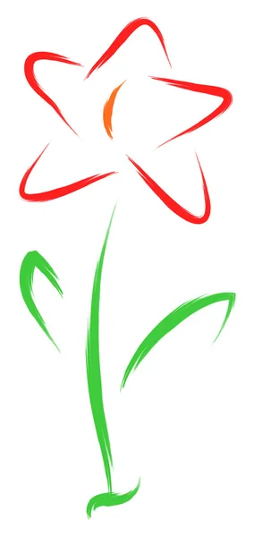 Étoile de fleur — Image vectorielle