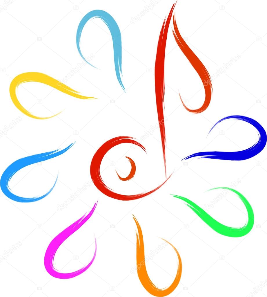 Music notes symbol