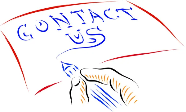 Nous contacter — Image vectorielle