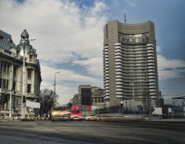 Şehir araba trafiği