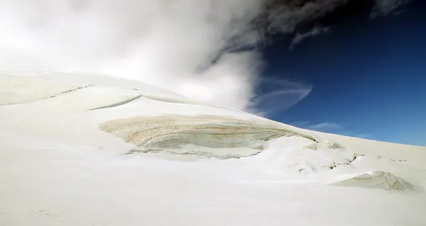 Ледник в Альпах — стоковое фото