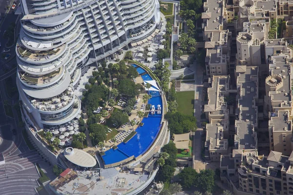 Dubai Ciudad Vista Aérea — Foto de Stock