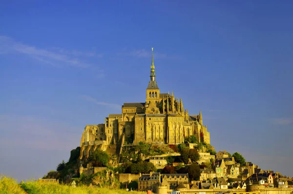 Замок Святого Мишеля Горе Франция — стоковое фото