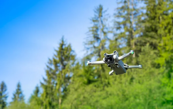 Iasi Rumania May 2022 Dji Mini Pro Drone Volando Con —  Fotos de Stock