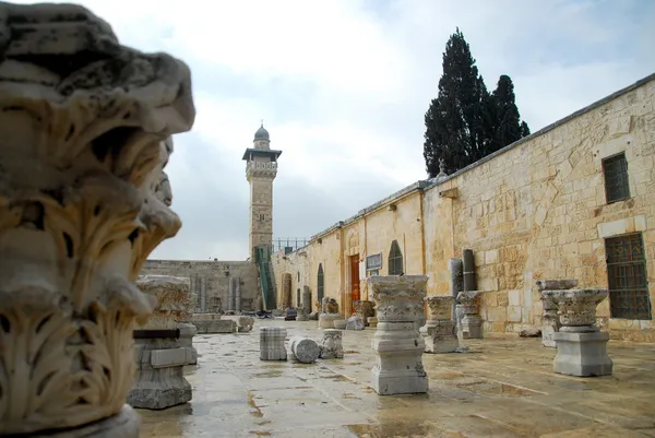 Oude ruïnes van het oude Jeruzalem — Stockfoto