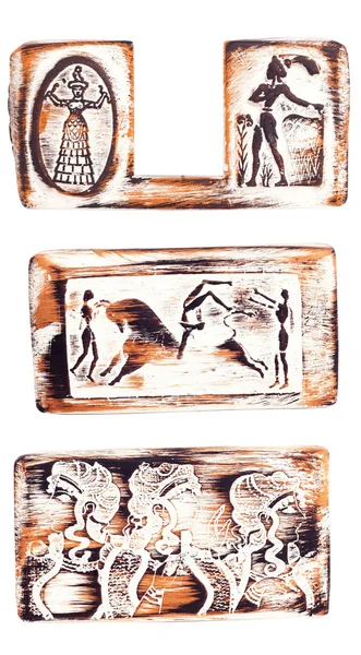 Αιγυπτιακές τοιχογραφίες για το απομονωμένο — Φωτογραφία Αρχείου
