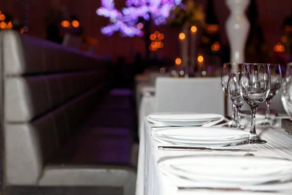 Banquet guests at the restaurant — Stock Photo, Image