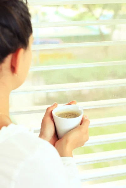 Fresh hot coffee for a loved — Stock Photo, Image